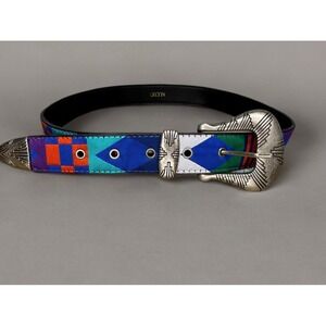 Vintage 90s Colorful Nuovo Southwest‎ Style Belt – Size 36